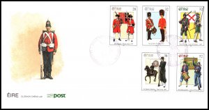 Ireland 968-972 Military Uniforms U/A FDC