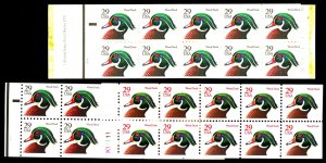 U.S. #2484a, 2485a MINT BOOKLETS