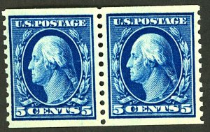 U.S. #447 MINT PAIR OG NH