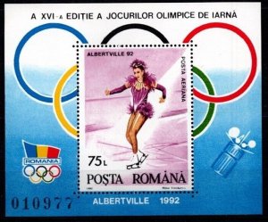 1992 Romania 4769/B269 1992 Olympic Games in Albertville