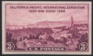 SC#778b 3¢ California-Pacific TIPEX Souvenir Sheet Single (1936) MNH