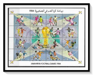 Libya #1203 Soccer Championships Mini Sheet MNH
