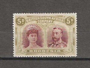 RHODESIA 1910/13 SG 175 MINT