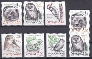 Sweden, Fauna, Animals, Birds MNH / 1989