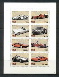 Gambia #3070 (2007 Ferrari Racecar sheet) VFMNH CV $9.50