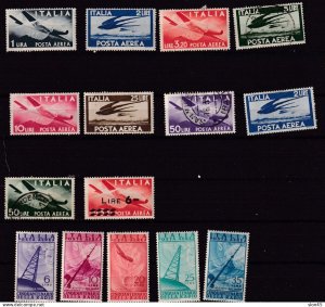 Italy 1933 and up Accumulation MNH/MH/Used  15588