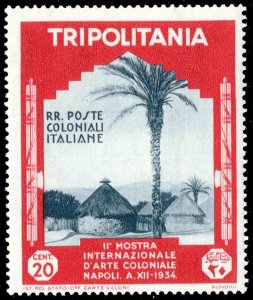 Tripolitania Scott 75 Unused hinged.