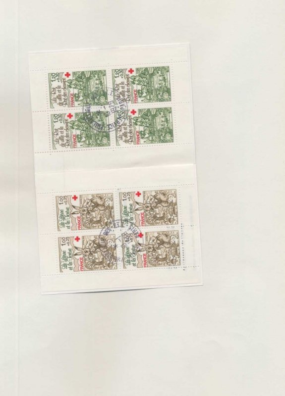 France 1978 Covers Silks x 48 Red X MNH-80FR Used Booklets x 80 ( GM1762