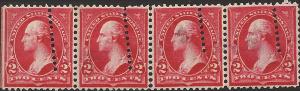 # 279b Mint Never Hinged Perf Variety some staining on fa...