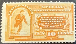 US # E3-MINT/HINGED*--SINGLE---ORANGE---SPECIAL DELIVERY---1893