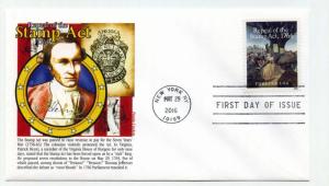 5064 Repeal of the Stamp Act, 1766, Panda Cachets, FDC