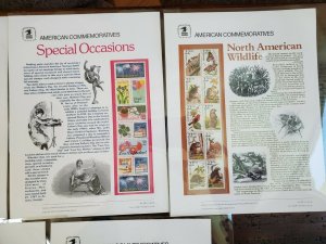 US 1987 Complete Year Set #274-298 USPS Commemorative Stamp Panels SCV $239.75
