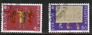 Switzerland Scott 715-716 MNH** 1982 Europa precancels