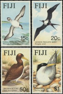 Fiji 1985 Sc 540-543 Bird Petrel Frigate Booby Tern CV $17