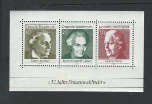 Germany sheetlet mnh sc 1007