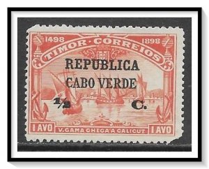 Cape Verde #129 da Gama Timor Issue NG