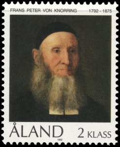 Aland #62  MNH - Educator Frans Peter Von Knorring (1992)