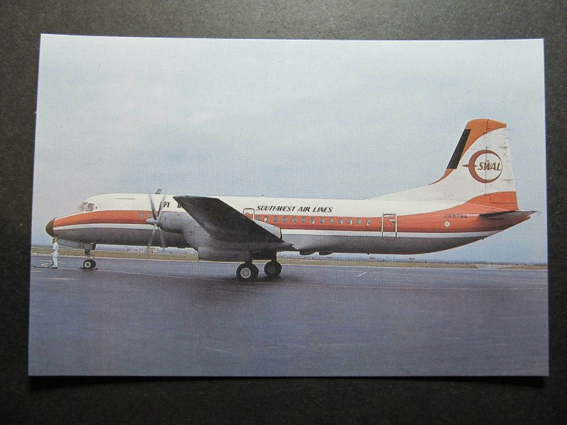 10090 Aviation Postcard SOUTHWEST Airlines NAMC YS 11A-202-