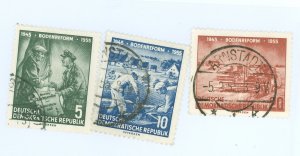 German Democratic Republic (DDR) #255-257  Single (Complete Set)