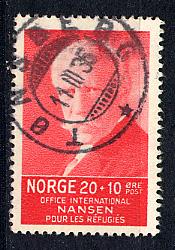 Norway Scott # B7, used