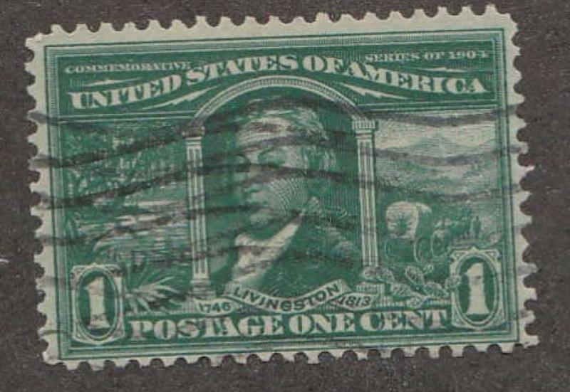 U.S. Scott #323 Louisiana Purchase Stamp - Used Single
