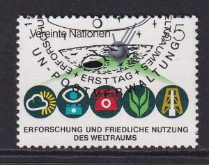 United Nations  Vienna  #27 cancelled 1982  outer space