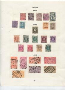 STAMP STATION PERTH Belgium # Various Selection of 90 Stamps1884-1936 Mint /Used