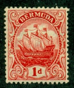 Bermuda #42a  Mint  VF NH  CV$67.50  Carmine