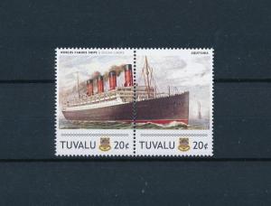 [81223] Tuvalu 2011 Ships Boats Aquitania Ocean Liners Cunard Line MNH