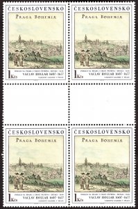 1981, Czechoslovakia 1K, MNH Mini Sheet, Sc 2386, Mi 2641KB