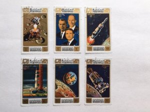 Manama – 1971 – Set of 6X “Space” Stamps –Michel #578-83 - CTO