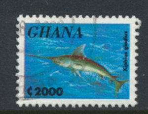 Ghana  SC# 1838 Used   Swordfish  see details and scan