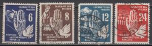 East Germany - DDR - 1950 Fight for Peace Sc# 71/74 (8929)