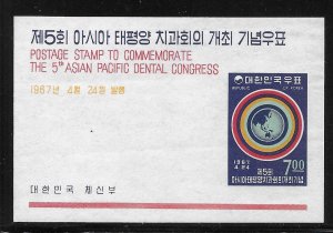 Korea 565a Dental Congress s.s. Unused LH