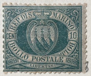 AlexStamps SAN MARINO #8 F Mint