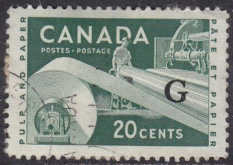 Canada O45 Pulp & Paper Industry O/P 1956