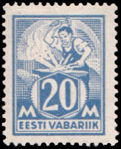 Estonia Scott 75 Unused lightly hinged.