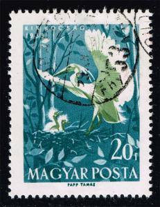 Hungary #1234 Little Egret and Nest; CTO (0.25)