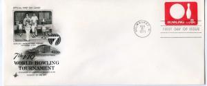 U563 Bowling, ArtCraft #10,  FDC