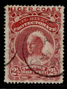 NIGERIA - Niger Coast Protectorate QV SG48, 2½d carmine-lake, FINE USED.