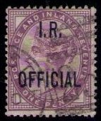 Great Britain  Sc #O4 Used Overprint I.R. Official VF