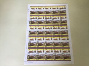 Nevis Snowdon Rangers Railway Locomotive Train MNH full  stamps sheet 49512