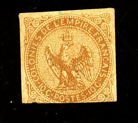 FRENCH COLONIES 3 MINT AV-FINE OG HR TINY THIN Cat $33