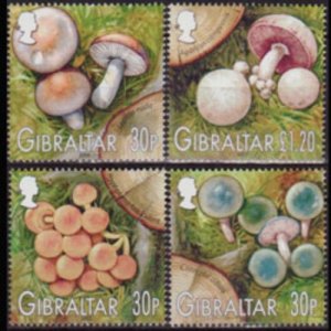 GIBRALTAR 2003 - Scott# 950-3 Mushrooms Set of 4 NH