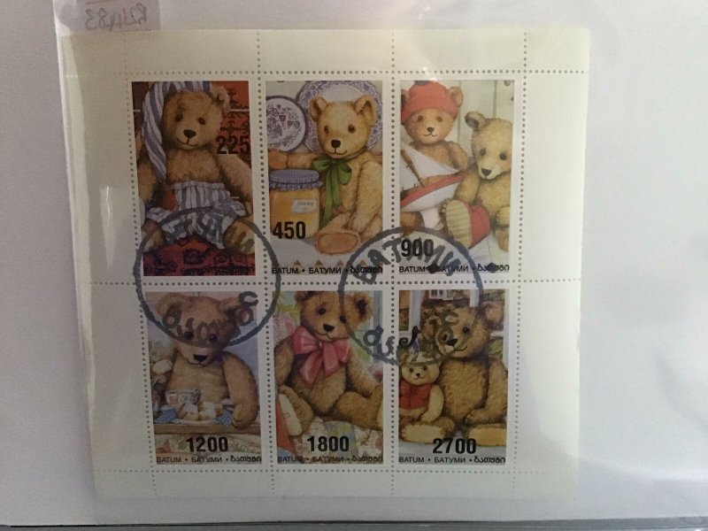 Batum Beautiful Teddy Bear  stamp sheet R24483