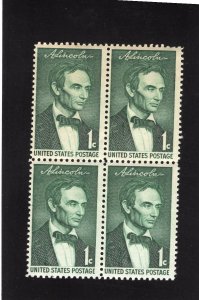 1113 Lincoln, MNH blk/4