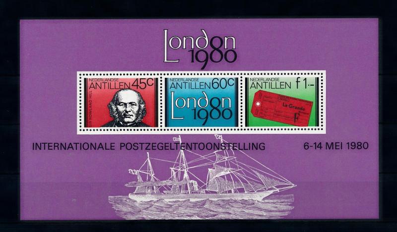 [NA662] Netherlands Antilles Antillen 1980 London Stamp Expo Souvenir Sheet MNH