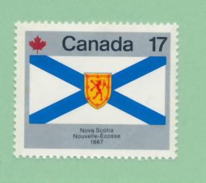 Canada 1979 Scott 823 used - 17c, flag, Nova Scotia 