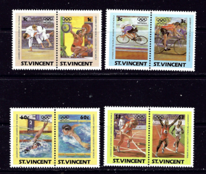 St Vincent 765-68 MNH 1984 Olympics