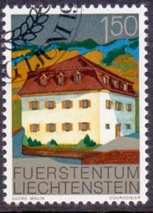 Liechtenstein   #648   1978  cancelled  buildings   1f.50